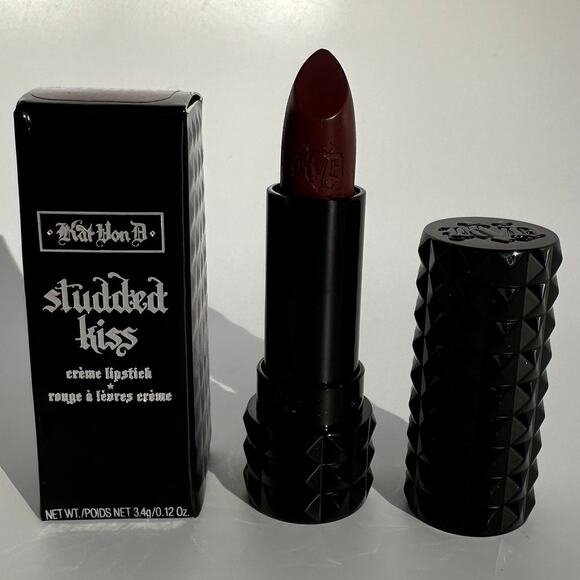 KVD Beauty Kat von D Studded Kiss Lipstick Prayer Vamp Full Size